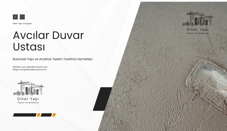 Avcılar Duvar Ustası